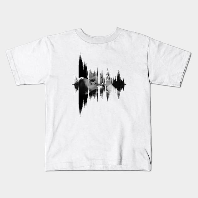 WayHaught Sound Wave - Wynonna Earp Kids T-Shirt by viking_elf